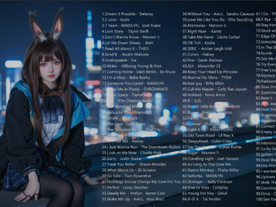 165首好听到炸的英文歌单 带歌词【MP3/1.29G】