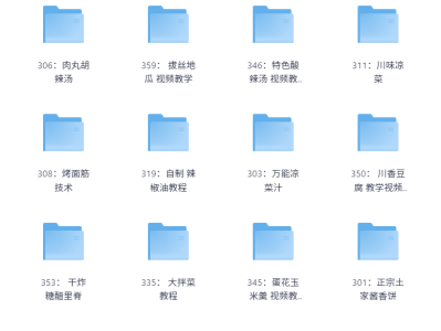 价值3980,小吃教程配方大全【详细技术教程+300个配方】