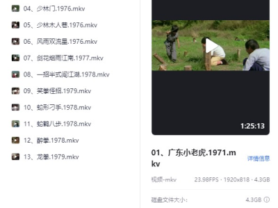 成龙70年代到2020年代电影合集 1080P 高清 单集4-10G [国粤双语] [427.8G]