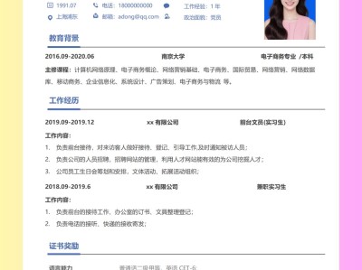 一天看了上百篇简历模板,就这个是最好的!