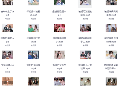  韩国-小剧场-擦边短剧  总共56个文件 (12.31GB)