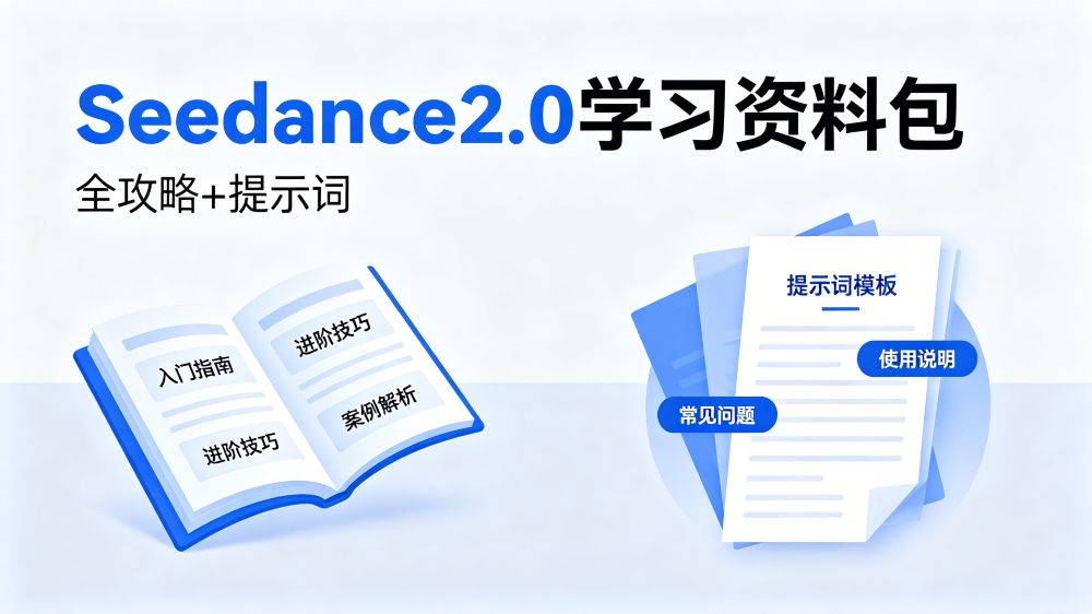 Seedance2.0学习资料包 (全攻略+提示词)