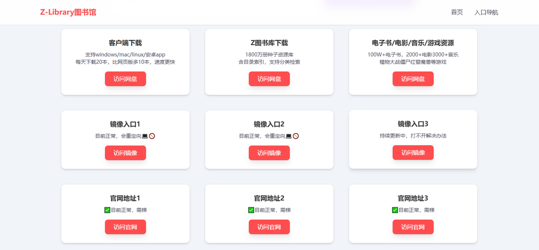 Z Library网站电子书库下载种子(约1800万册共10TB)含目录索引